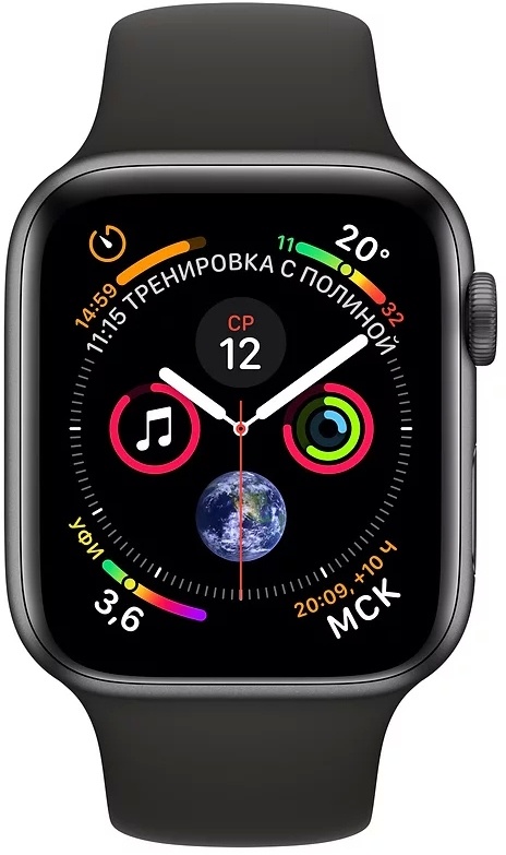 Смарт-часы Apple Watch Series 4 40 mm (серый космос) Смарт-часы Apple Watch Series 4 40 mm (серый космос)